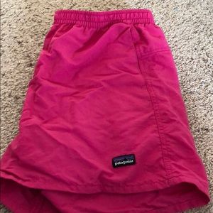 Patagonia hot pink shorts